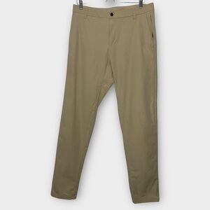 Lululemon Tan ABC Classic Fit Trouser Size 33 Style M5986S